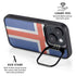Iceland Flag Distressed iPhone 14 Kickstand Case